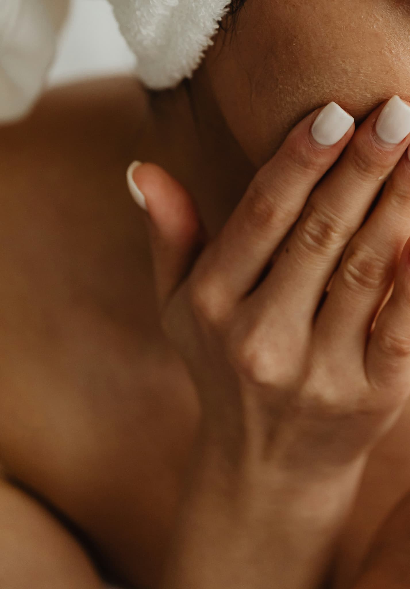 spa towel hand face — 512 Skincare